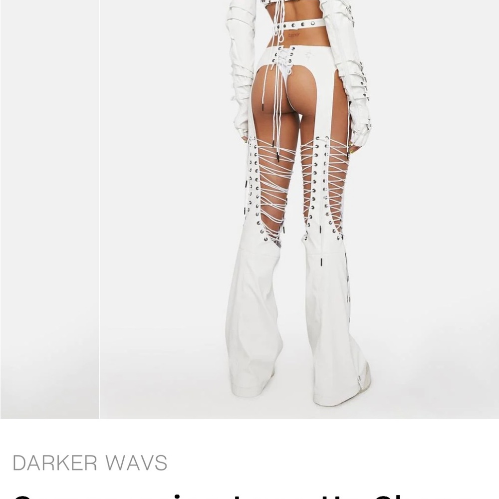 Darker Wavs Compression Lace Up Chaps